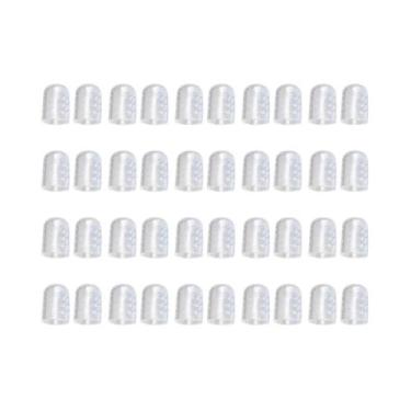 Imagem de Protetores De Dedos De Silicone Transparentes, Resistentes Ao Suor E A