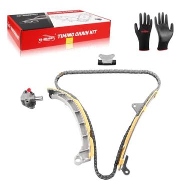 Imagem de YA-MAYPAY Kit de corrente de distribuição compatível com Toyota Corolla Scion Vitz Yaris Passo Pactis Verso IQ Auris Probox Succeed 1NR-FE 1.3L