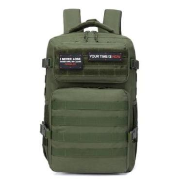 Imagem de Mochila Militar Notebook Sistema Molle Camping Resistente Grande Bolsa Tática Espaçosa Sistema Molle-Masculino
