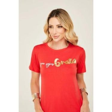 Imagem de TShirt D Bell Outlet Fashion Especial Foil  Que Sejas Grata-Feminino