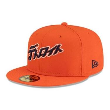 Imagem de Boné New Era 59FIFTY Detroit Tigers MLB Hyperfly Laranja-Masculino