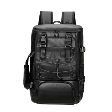 Imagem de Baoblaze Mochila para skate, mochila esportiva grande multiuso para laptop, para skate ideal para deslocamentos diários, viagens de avião e atividades ao ar