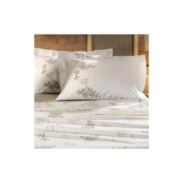 Imagem de Jogo de Cama Altenburg Lux Campagne Percal 200 Fios, BRANCO, SOLT
