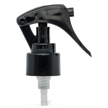 Imagem de uh*Roh*Muh Mini pulverizador de gatilho 24/410 (pacote com 50) Preto - Design de saia lisa, ajuste fácil, bocal de pulverização ajustável - Perfeito para bricolage, uso doméstico e jardim
