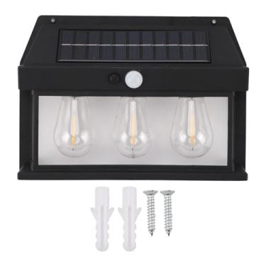 Imagem de TOPINCN Luz Externa Com Sensor de Movimento Solar, Luz de Parede de Segurança à Prova de água IP65, Lâmpada de Inundação de Jardim de Alto Brilho para Cerca, Quintal, Varanda, Porta