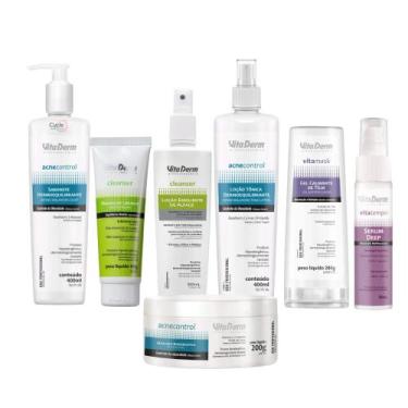 Imagem de Kit Limpeza de Pele Vita Derm Com Máscara Biossecativa