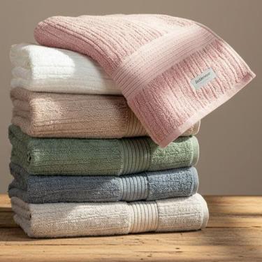 Imagem de Kit 6 Toalha De Banho Gigante Buddemeyer Fio Penteado 100% Algodão Mac