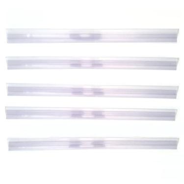 Imagem de Porta Etiqueta Bandeja Gondola Lx 92 Cm Transparente Kit C15