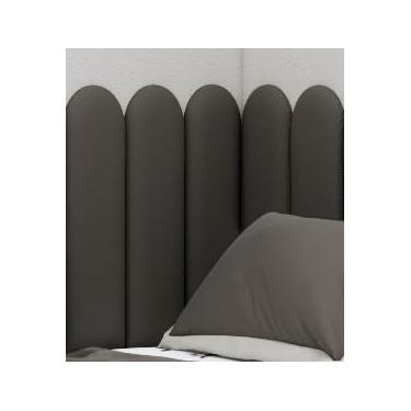 Imagem de Cabeceiras nuvem 60x20 auto colante cama Box Casal Queem King(CHUMBO,KIT 15 PEÇAS)