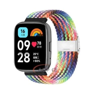 Imagem de Pulseira Elástica Trançada De 22mm Para Redmi Watch 3/5 Lite, Ajustáve