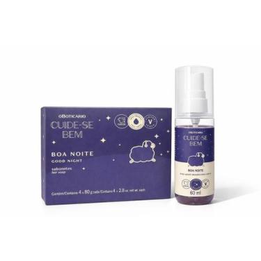 Imagem de Kit Cuide-se Boa Noite Body Splash 60ml + Sabonete com 4x80g - O BOTIC