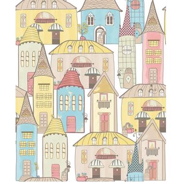 Imagem de Papel de Parede Pure Kids Teens Village KT68445 Tam. 4m² Papel de Parede Pure Kids & Teens Village KT68445