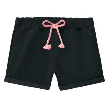 Imagem de Short Infantil Moletom Milon Básico Feminino-Feminino