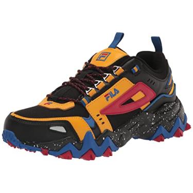 Imagem de Fila Tênis masculino Oakmont Tr, Preto/Gold Fusion/Fila Red, 9