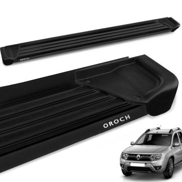 Imagem de Estribo Lateral Oroch 2016 a 2025 Alumínio Preto A1