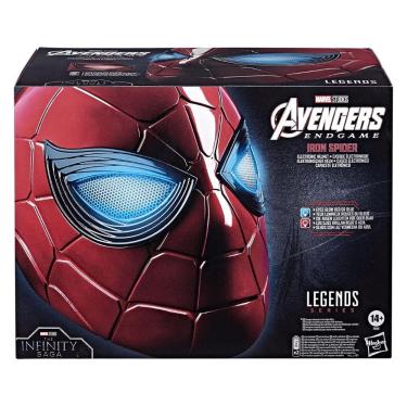 Imagem de Capacete Eletrônico Marvel Legends Spider-Man Iron Spider F2285