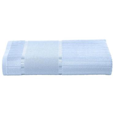 Imagem de Toalha Banhão Döhler Bella 90x150cm para Bordar, 90x150cm, Azul Claro