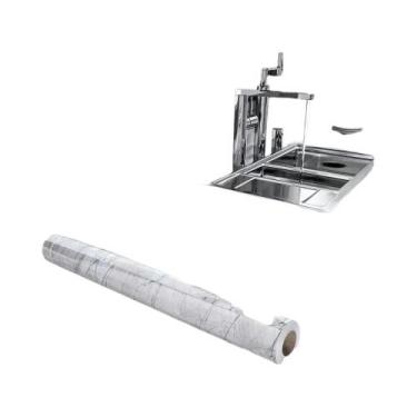 Imagem de Adesivo De Mármore À Prova d'Água E Óleo, Papel De Parede PVC Para Ren