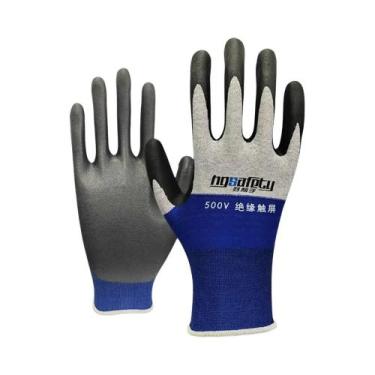 Imagem de Luvas De Segurança Industriais Para Eletricistas Com Isolamento De Bor