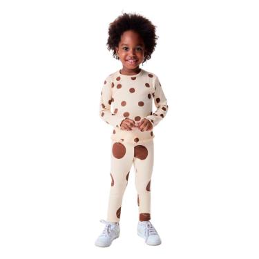 Imagem de Calça Legging Hering Creme Infantil Menina Toddler Estampada-Feminino
