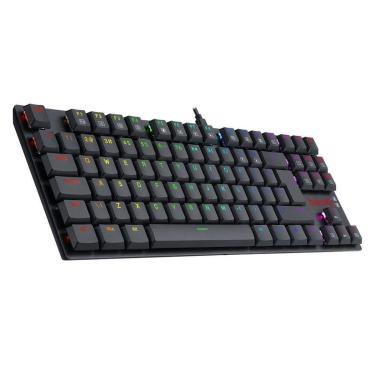 Imagem de Teclado Mecânico Gamer Redragon APS, RGB, Switch Redragon Blue, ABNT2, Preto - K607 RGB (PT-BLUE)-Unissex