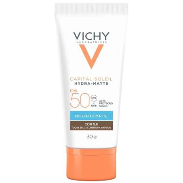 Imagem de Protetor Solar Facial com Cor Vichy Hydra-Matte FPS50 5.0-Unissex