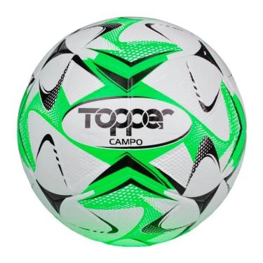 Imagem de Bola de Futebol de Campo Topper Slick Colorful Branco/rosa-Unissex