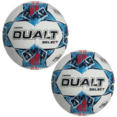 Imagem de Kit 02 Bola De Futebol Campo Dualt Select Pro Costurada á Mão