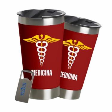 Imagem de Copo Térmico Time Personalizado Futebol 473ml Cerveja Chopp Com Abrido