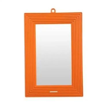Imagem de Espelho Moldura 20x14 Laranja Budeplast