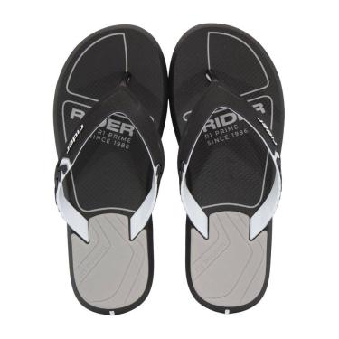Imagem de Chinelo Rider R1 Prime Easy Preto/Branco/Cinza