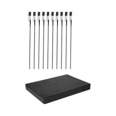 Imagem de Base De Suporte Para Pintura De Modelos Gundam Com 10 Clipes Metálicos