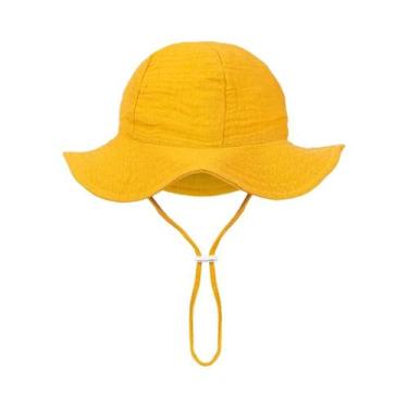 Imagem de Chapéus De Sol Para Bebês Com Estampa Floral 0-12M Ajustáveis Para Men