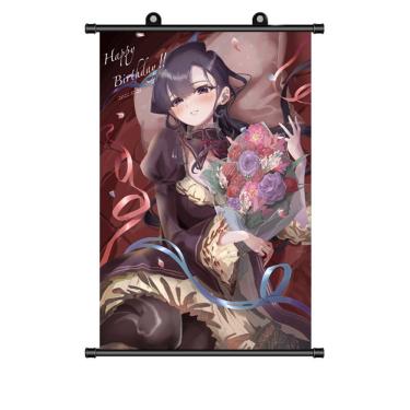 Imagem de Imagem em tela de arte de parede Komi Can`t Communicate Anime 40x60cm