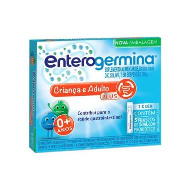 Imagem de Enterogermina Plus com 5 Frascos - SANOFI-AVE