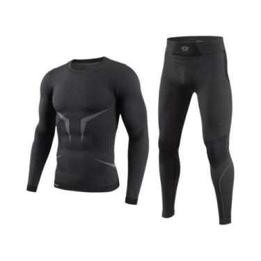 Imagem de Conjunto De Roupa Térmica De Ciclismo Masculina De Inverno De Alta Qua