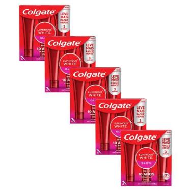 Imagem de Kit 5 Pack Creme Dental Para Clareamento Colgate Luminous White Glow 7