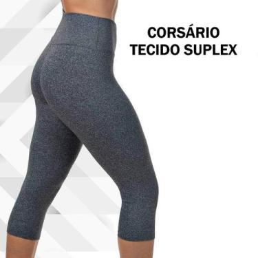 Imagem de Legging Capri Suplex Feminina Legg Corsário Para Exercícios, G2, Mulhe