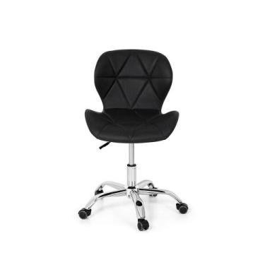 Imagem de Cadeira Office Eiffel Slim Base Giratória Preto - IMPÉRIO BRAZIL BUSIN