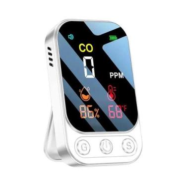 Imagem de Detector Portátil De Monóxido De Carbono E Alarme De Vazamento De Gás 