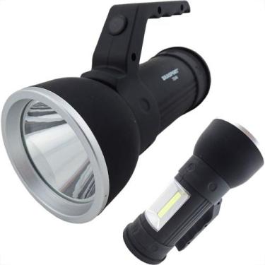 Imagem de Lanterna Brasfort Led Sirius Luz Auxiliar P/3 Pilhas Aa - 7840 - BRASF