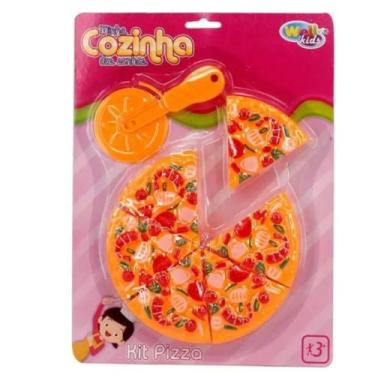 Imagem de Kit Cozinha Infantil Com Pizza E Acessorios Minha Cozinha - WELLKID