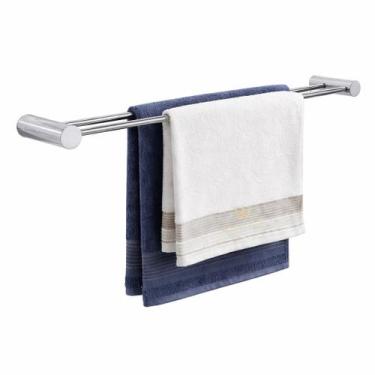 Imagem de Toalheiro Porta Toalha Duplo Para Banheiro 60cm Inox 304 Paris Ref. PA