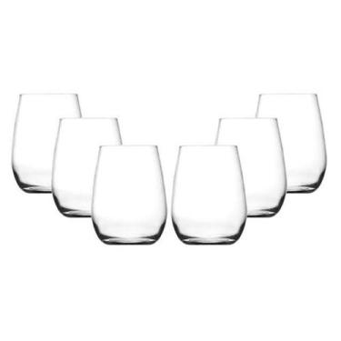 Imagem de Jogo Copos Vidro Suco Agua Dubai 480 Ml Nadir Kit Com 6, Transparente