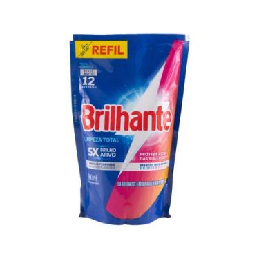 Imagem de Detergente Brilhante Líquido Refil Limpeza Total 900ml, 900ml