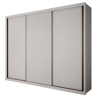 Imagem de Guarda Roupa Casal Palazzo 3 Portas 6 Gavetas Neve – Novo Horizonte