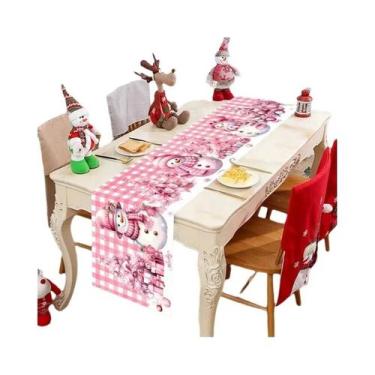Imagem de Caminho De Mesa De Natal Para Decoração De Casa, Decoração De Mesa De 