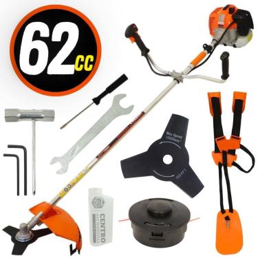 Imagem de Roçadeira Vulcan Profissional Lateral Vr620h 2 Tempos 62cc 3hp 10500rpm À Gasolina De A...