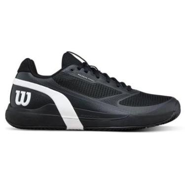 Imagem de Tênis Wilson Rush Pro 5 Clay Preto e Branco Masculino-Masculino