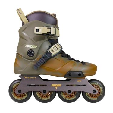 Imagem de Patins Traxart Mesh Verde e Marrom - 80mm ABEC-9 Cromo-Masculino